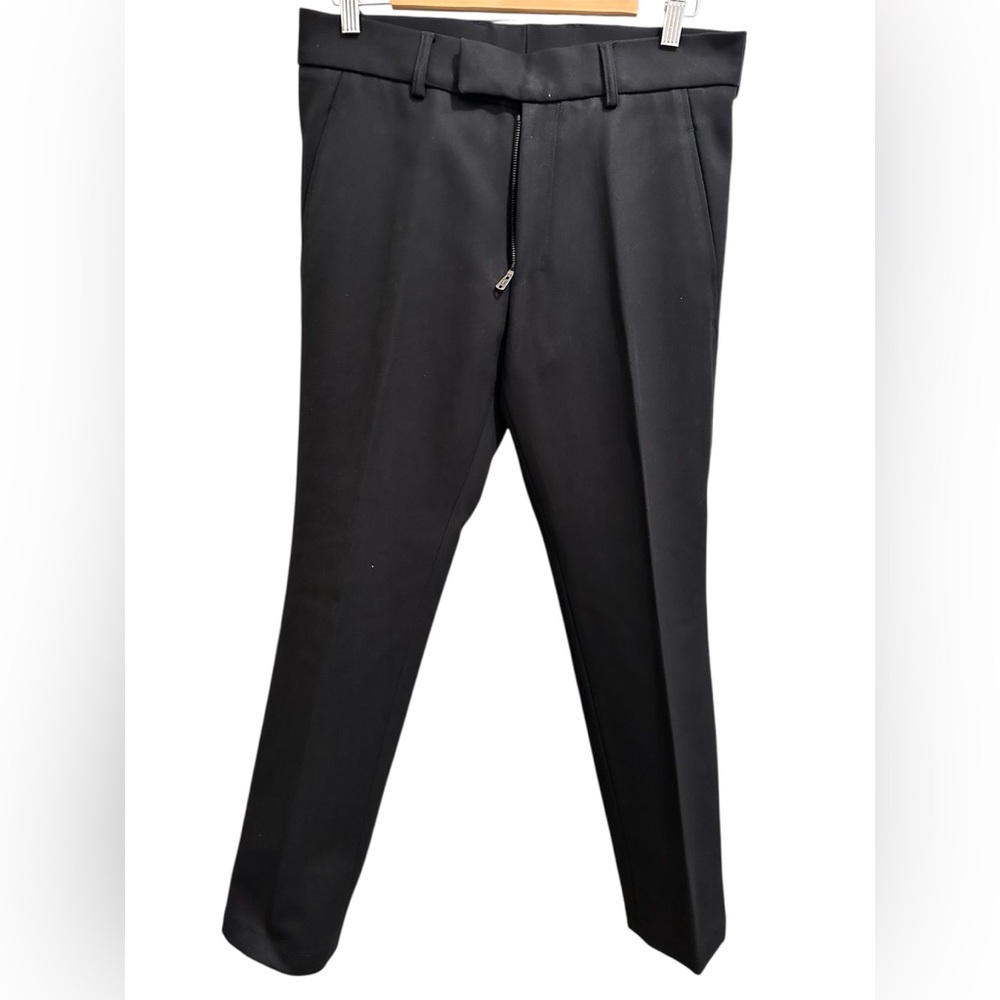 Ives saint Laurent black slight boot cut pants FANTASTIC CUT AND FABRIC size48IT